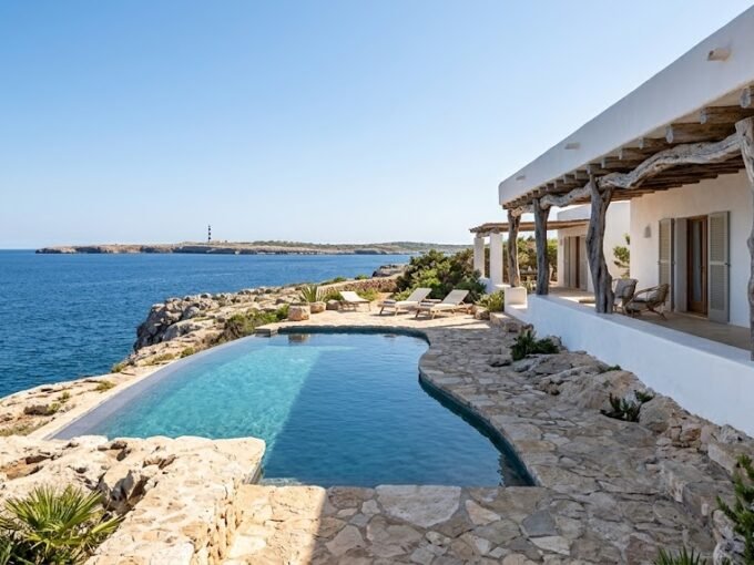 Villa Mediterránea con Vistas al Mar en Es Migjorn Gran (DEMO)