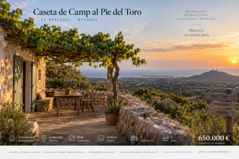 Caseta de Camp al Pie del Toro en Es Mercadal (DEMO)