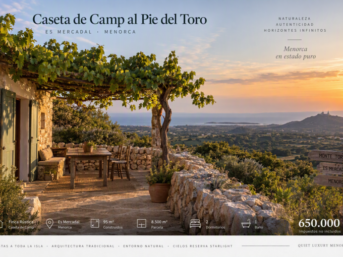 Caseta de Camp al Pie del Toro en Es Mercadal (DEMO)